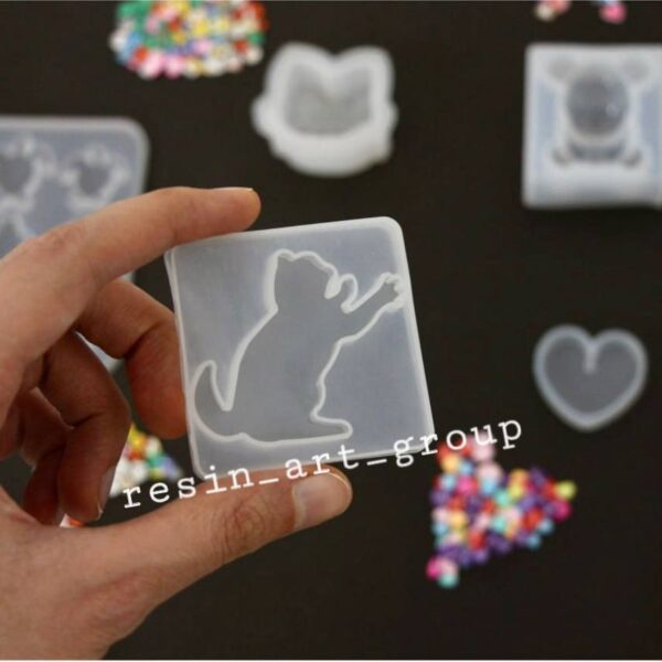 قالب سیلیکونی وارداتی تکی گربه