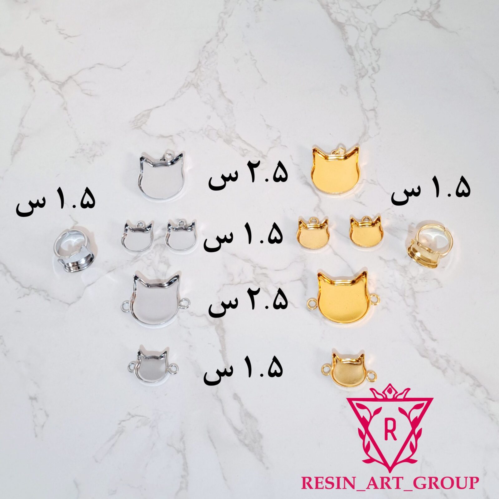 پلاک سر گربه باکفه استیل